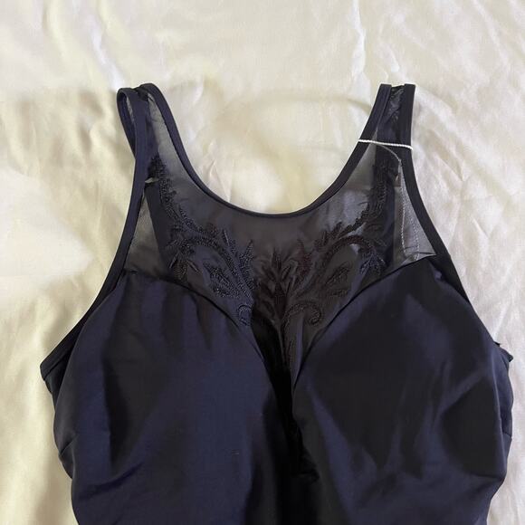 NWT Contours Coco Reef Signature Marquise Underwire One Piece Swim Wmns 10 34C - Picture 4 of 14